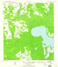 Lake Wimico Florida Historical topographic map, 1:24000 scale, 7.5 X 7.5 Minute, Year 1945
