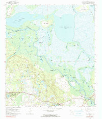 Lake Woodruff Florida Historical topographic map, 1:24000 scale, 7.5 X 7.5 Minute, Year 1962