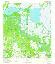 Lake Woodruff Florida Historical topographic map, 1:24000 scale, 7.5 X 7.5 Minute, Year 1962