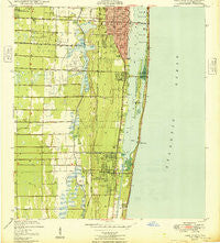 Lake Worth Florida Historical topographic map, 1:24000 scale, 7.5 X 7.5 Minute, Year 1949