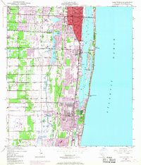 Lake Worth Florida Historical topographic map, 1:24000 scale, 7.5 X 7.5 Minute, Year 1945