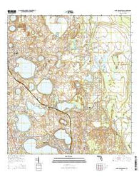Lake Arbuckle SW Florida Current topographic map, 1:24000 scale, 7.5 X 7.5 Minute, Year 2015