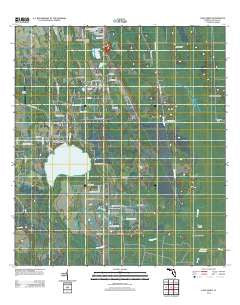 Lake Ashby Florida Historical topographic map, 1:24000 scale, 7.5 X 7.5 Minute, Year 2012