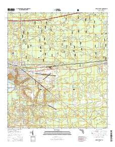 Lake City East Florida Current topographic map, 1:24000 scale, 7.5 X 7.5 Minute, Year 2015