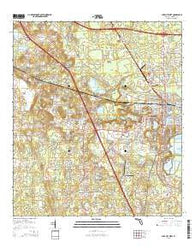 Lake City West Florida Current topographic map, 1:24000 scale, 7.5 X 7.5 Minute, Year 2015