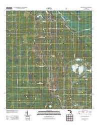 Lake Delancy Florida Historical topographic map, 1:24000 scale, 7.5 X 7.5 Minute, Year 2012