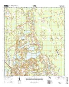 Lake Dias Florida Current topographic map, 1:24000 scale, 7.5 X 7.5 Minute, Year 2015