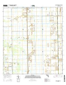 Lake Harbor SW Florida Current topographic map, 1:24000 scale, 7.5 X 7.5 Minute, Year 2015