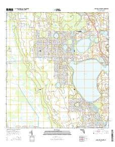 Lake June In Winter Florida Current topographic map, 1:24000 scale, 7.5 X 7.5 Minute, Year 2015