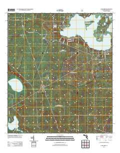 Lake Kerr Florida Historical topographic map, 1:24000 scale, 7.5 X 7.5 Minute, Year 2012