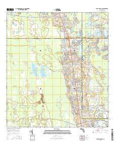 Lake Louisa SW Florida Current topographic map, 1:24000 scale, 7.5 X 7.5 Minute, Year 2015