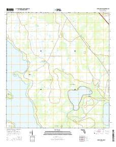 Lake Marian NW Florida Current topographic map, 1:24000 scale, 7.5 X 7.5 Minute, Year 2015
