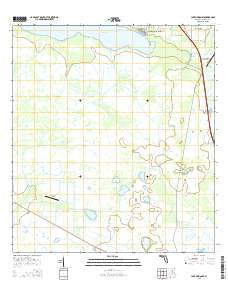 Lake Marian SE Florida Current topographic map, 1:24000 scale, 7.5 X 7.5 Minute, Year 2015