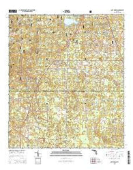 Lake Munson Florida Current topographic map, 1:24000 scale, 7.5 X 7.5 Minute, Year 2015