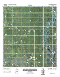 Lake Poinsett NW Florida Historical topographic map, 1:24000 scale, 7.5 X 7.5 Minute, Year 2012