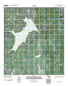 Lake Poinsett SW Florida Historical topographic map, 1:24000 scale, 7.5 X 7.5 Minute, Year 2012