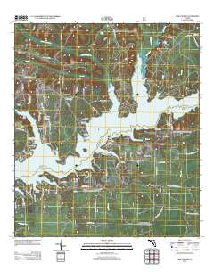 Lake Talquin Florida Historical topographic map, 1:24000 scale, 7.5 X 7.5 Minute, Year 2012