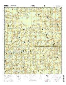 Lake Talquin SE Florida Current topographic map, 1:24000 scale, 7.5 X 7.5 Minute, Year 2015
