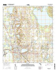 Lake Wales Florida Current topographic map, 1:24000 scale, 7.5 X 7.5 Minute, Year 2015