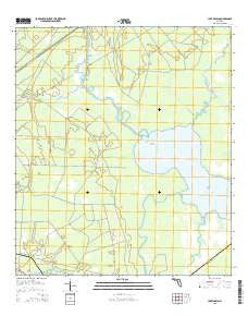 Lake Wimico Florida Current topographic map, 1:24000 scale, 7.5 X 7.5 Minute, Year 2015