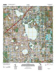 Lakeland Florida Historical topographic map, 1:24000 scale, 7.5 X 7.5 Minute, Year 2012