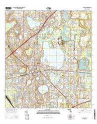 Lakeland Florida Current topographic map, 1:24000 scale, 7.5 X 7.5 Minute, Year 2015
