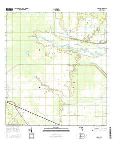 Lakeport Florida Current topographic map, 1:24000 scale, 7.5 X 7.5 Minute, Year 2015