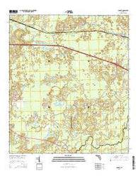 Lamont Florida Current topographic map, 1:24000 scale, 7.5 X 7.5 Minute, Year 2015