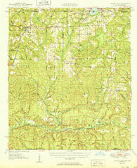 Laurel Hill Florida Historical topographic map, 1:62500 scale, 15 X 15 Minute, Year 1950