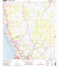 Laurel Florida Historical topographic map, 1:24000 scale, 7.5 X 7.5 Minute, Year 1973