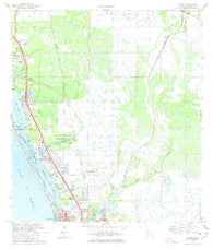 Laurel Florida Historical topographic map, 1:24000 scale, 7.5 X 7.5 Minute, Year 1973