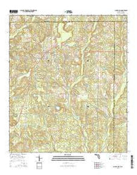 Laurel Hill Florida Current topographic map, 1:24000 scale, 7.5 X 7.5 Minute, Year 2015