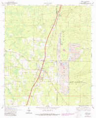 Lawtey Florida Historical topographic map, 1:24000 scale, 7.5 X 7.5 Minute, Year 1970