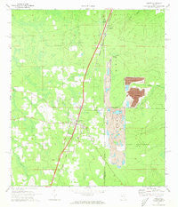 Lawtey Florida Historical topographic map, 1:24000 scale, 7.5 X 7.5 Minute, Year 1970