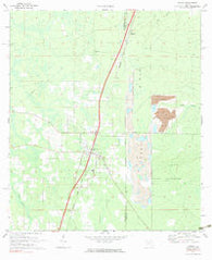 Lawtey Florida Historical topographic map, 1:24000 scale, 7.5 X 7.5 Minute, Year 1970