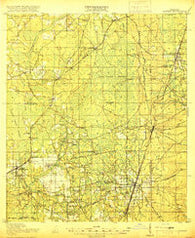 Lawtey Florida Historical topographic map, 1:62500 scale, 15 X 15 Minute, Year 1918