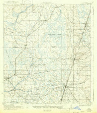 Lawtey Florida Historical topographic map, 1:62500 scale, 15 X 15 Minute, Year 1918