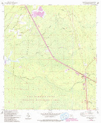 Lebanon Station Florida Historical topographic map, 1:24000 scale, 7.5 X 7.5 Minute, Year 1955