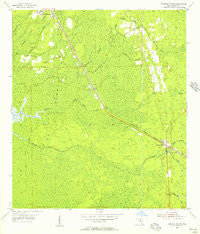 Lebanon Station Florida Historical topographic map, 1:24000 scale, 7.5 X 7.5 Minute, Year 1955