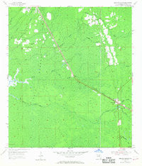 Lebanon Station Florida Historical topographic map, 1:24000 scale, 7.5 X 7.5 Minute, Year 1968