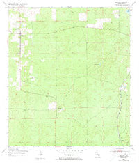 Lecanto Florida Historical topographic map, 1:24000 scale, 7.5 X 7.5 Minute, Year 1954