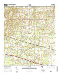 Lee Florida Current topographic map, 1:24000 scale, 7.5 X 7.5 Minute, Year 2015