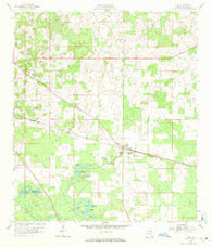 Lee Florida Historical topographic map, 1:24000 scale, 7.5 X 7.5 Minute, Year 1958