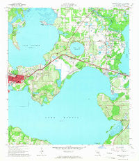Leesburg East Florida Historical topographic map, 1:24000 scale, 7.5 X 7.5 Minute, Year 1965