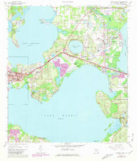 Leesburg East Florida Historical topographic map, 1:24000 scale, 7.5 X 7.5 Minute, Year 1965