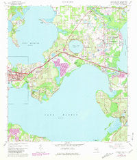 Leesburg East Florida Historical topographic map, 1:24000 scale, 7.5 X 7.5 Minute, Year 1965