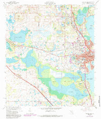 Leesburg West Florida Historical topographic map, 1:24000 scale, 7.5 X 7.5 Minute, Year 1966