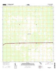 Little Marsh Florida Current topographic map, 1:24000 scale, 7.5 X 7.5 Minute, Year 2015