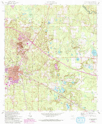 Live Oak East Florida Historical topographic map, 1:24000 scale, 7.5 X 7.5 Minute, Year 1961