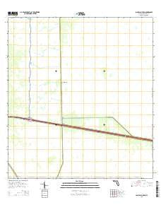 Lone Palm Head Florida Current topographic map, 1:24000 scale, 7.5 X 7.5 Minute, Year 2015